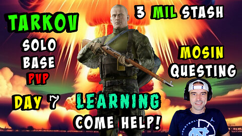 🔴LIVE - TARKOV DAY 7 - SOLO BASE PVP - MOSIN QUESTING AND LOOT FARMING - NEFFEX MUSIC