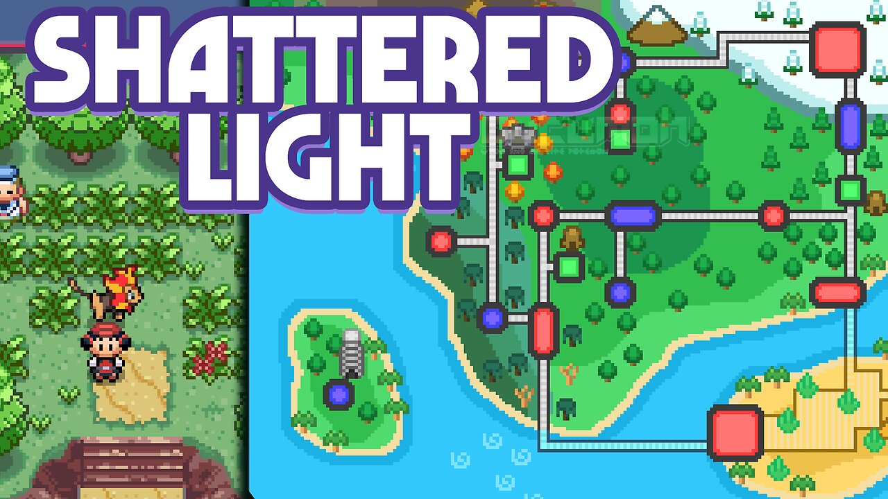 Pokemon Shattered Light - Fan-made Game, new region & story, national dex, mega evolutions, shadow