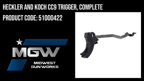 Heckler And Koch CC9 Trigger, Complete - 51000422