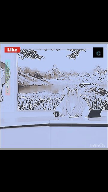 Leaning on the palm of your left hand