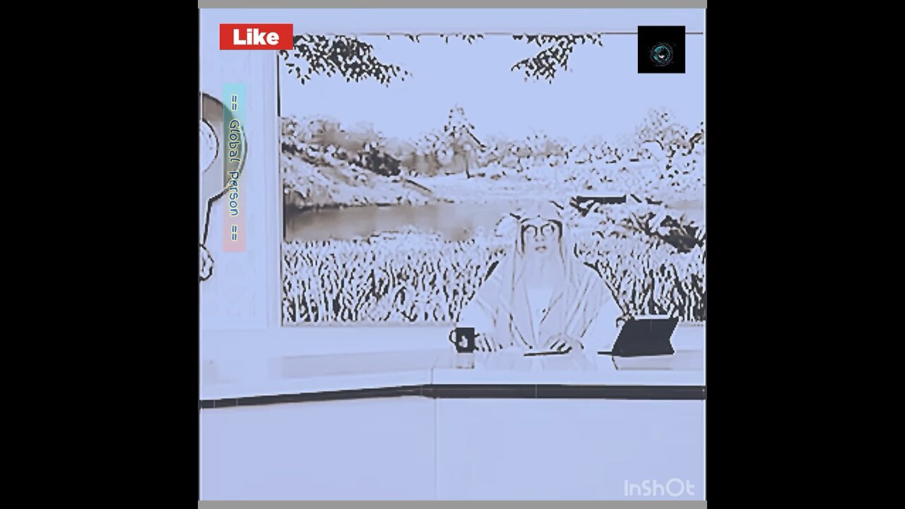 Leaning on the palm of your left hand