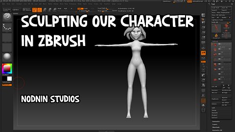 Sculpting Our Character in ZBrush - Nodnin Studios