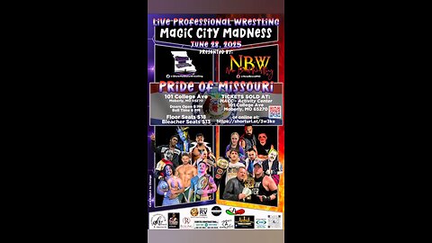 Show-Me State Wrestling & New Brees Wrestling present The Pride of Missouri live in Mobeley Missouri
