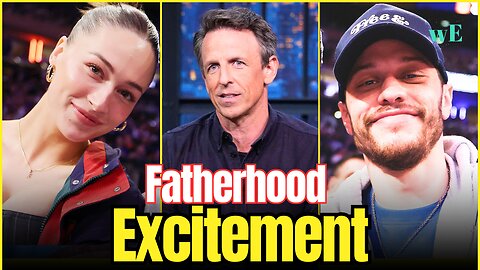 Elsie Hewitt & Pete Davidson Share Baby Joy in Late Night Interview