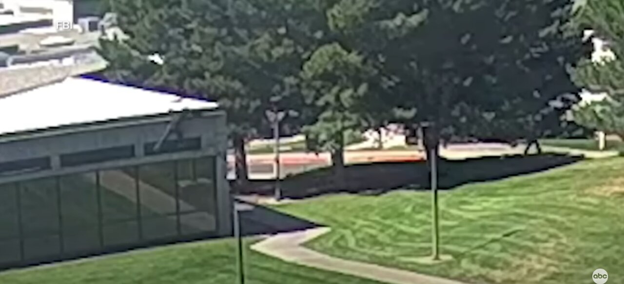 NEW VIDEO OF SUSPECT JUMPING OFF ROOF