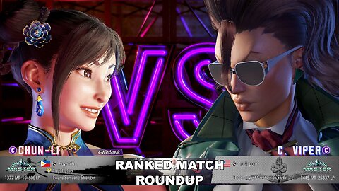 Kuya Kalbo SF6 Ranked Roundup. Chun Li Master Rank [Hori Fight Stick]