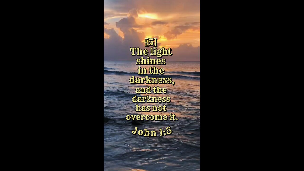 John 1:5 (NIV)