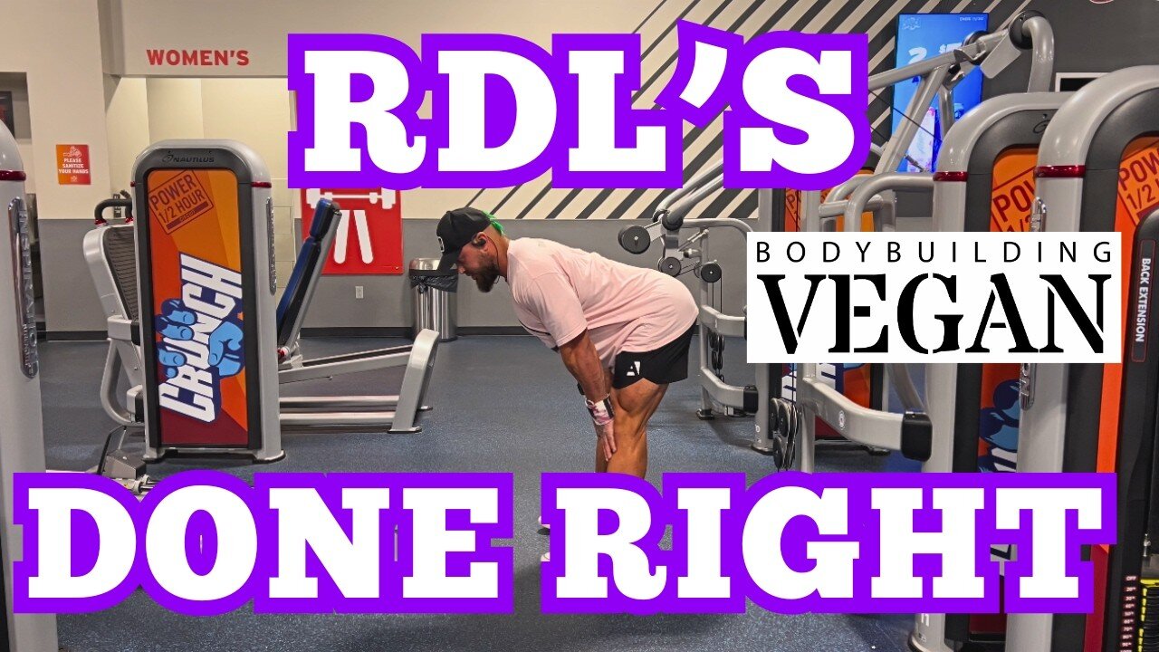 RDL How To: Perfect Your Romanian Deadlift TODAY with this easy trick by TheBodybuildingVegan