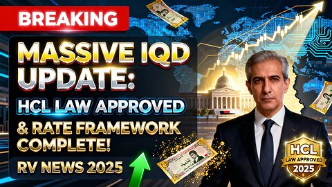 Massive IQD Update: HCL Law Approved & Rate Framework Complete! 🔍🏦💰 💥 Iraqi Dinar RV News 2025