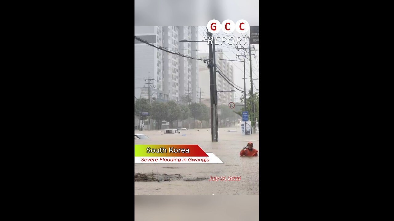 #SouthKorea #Flood #HeavyRain #Gwangju #NaturalDisasters #destruction #anomaly #weather #climatechan