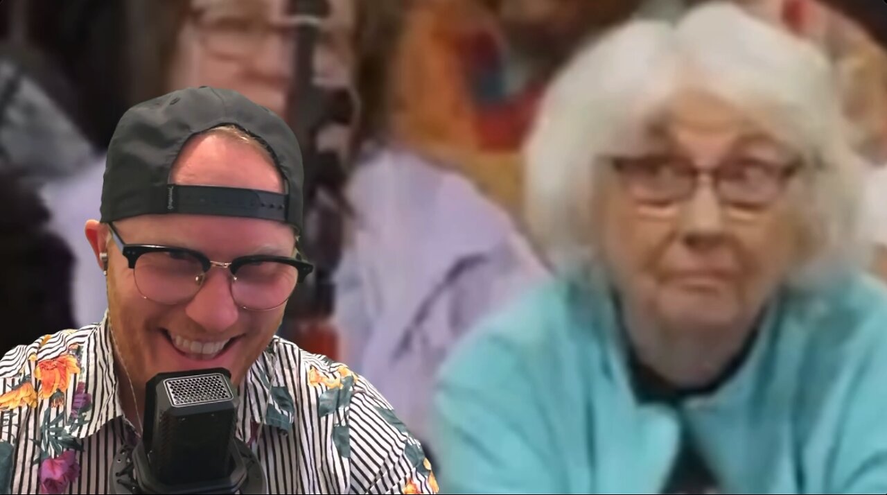 Old LADY ain't HAVING it at DEMOCRAT CRINGE RALLY against TRUMP