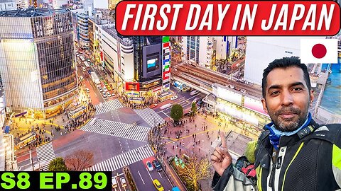 Dream Ride in Tokyo on First Day 🇯🇵 S8 EP 89 | Pakistan to Japan Motorcycle Tour