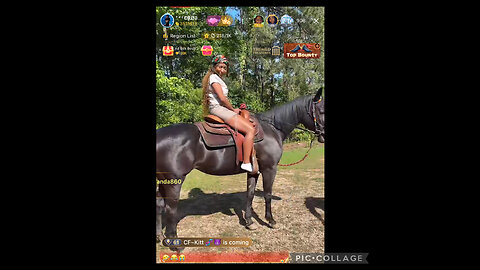21 BAD BIH & DROSKI GO HORSEBACK RIDING! BIGO LIVE