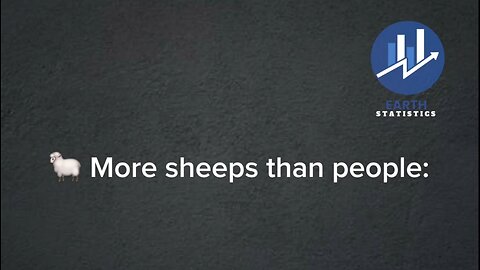 More sheeps than people...