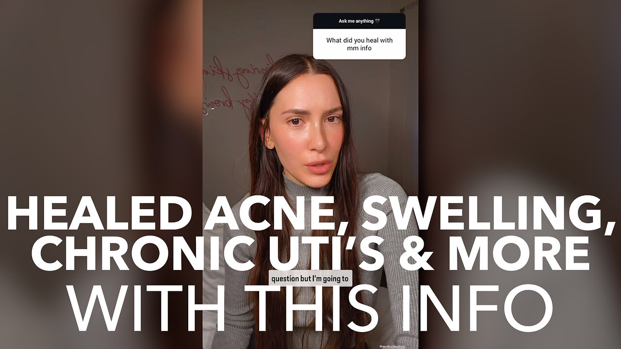 Healed Acne, Swelling, Chronic UTI's & More With This Info