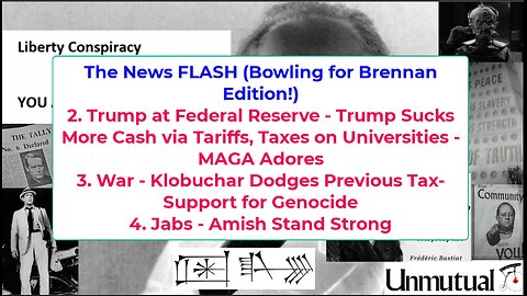 Liberty Conspiracy LIVE 7-24-25 Trump at Fed, Russiagate, Tariff Terrorism