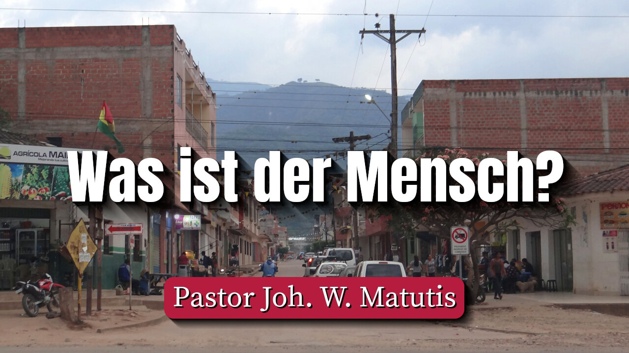 Was ist der Mensch?