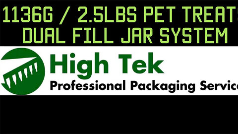 Dual Fill Jar System (Pet Treats 2.5lbs) HighTek USA 20 Head Dual Discharge Weigher Bucket Elevator