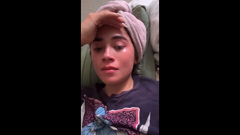 Woman cries because she can’t borrow enough money to go to grad school and become a lawyer.
