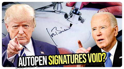 GOP Oversight BOMBSHELL: Biden’s Executive Orders Could Be Null and Void After Autopen Scandal!