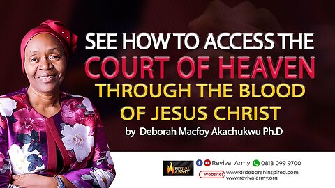 ACCESS THROUGH THE BLOOD OF JESUS