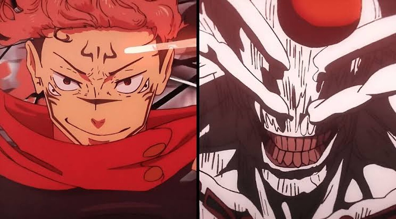Ryomen Sukuna Vs Divine General Mahoraga Full Fight - Jujutsu Kaisen