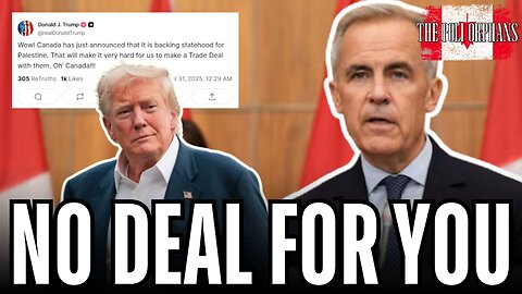 Trade deadline looming, state of Palestine & Bank of Canada rates frozen: is Carney failing us?