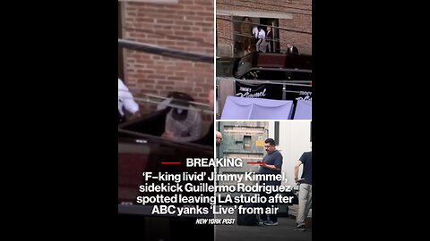 Jimmy Kimmel, sidekick Guillermo Rodriguez spotted leaving LA studio after