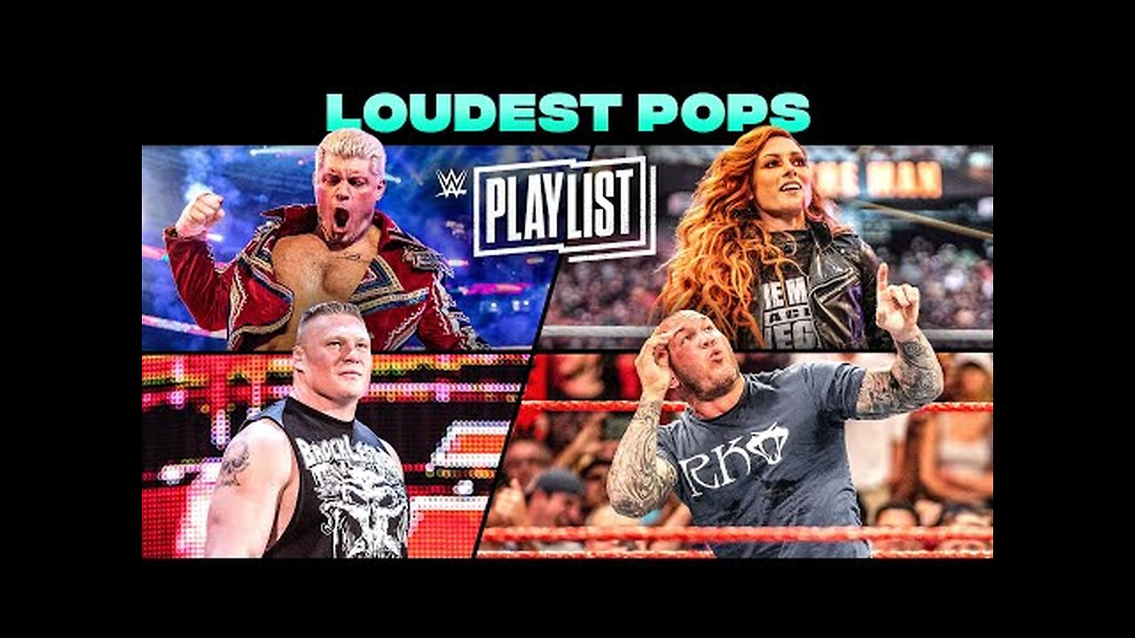 1 hour of thunderous WWE pops (Part 1)- WWE Playlist
