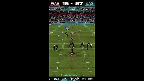 Pick Score JAX 64 vs WAS 15 #AllMadden #Madden25 #NFLmadden #madden
