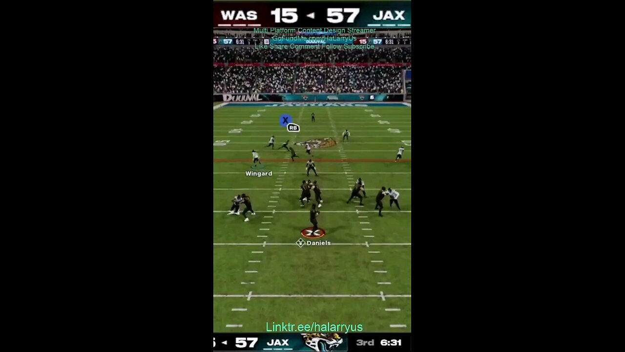 Pick Score JAX 64 vs WAS 15 #AllMadden #Madden25 #NFLmadden #madden