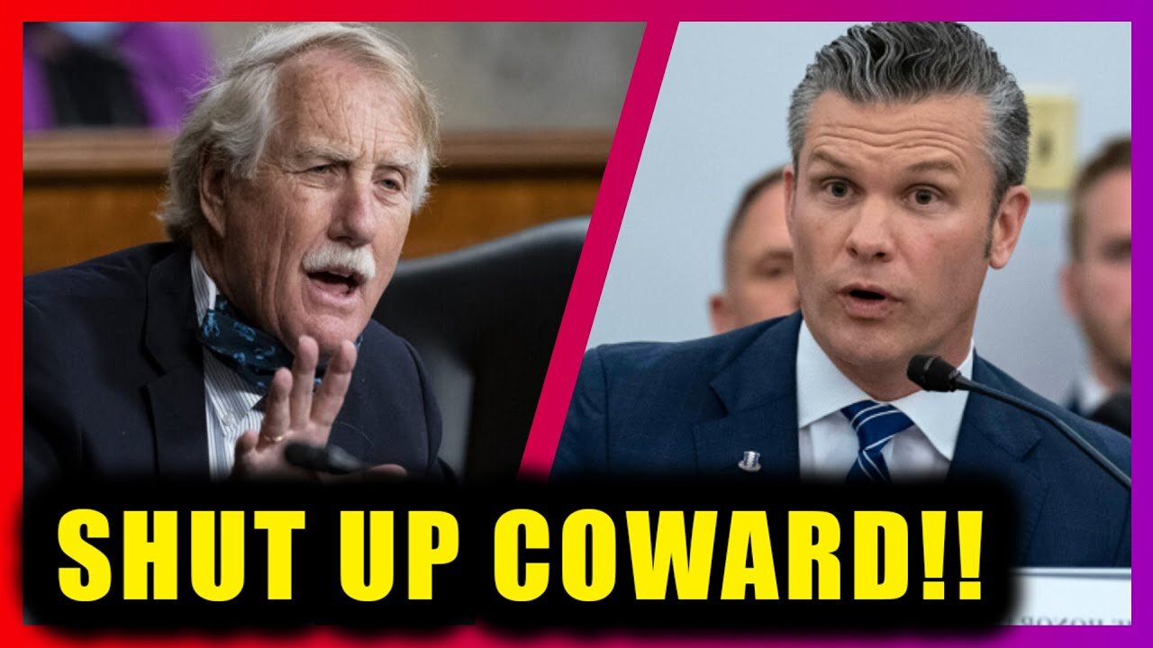 Pete Hegseth LOSES CONTROL as Angus King Says “SHUT UP, IDIOT” – Must Watch!