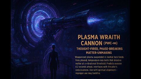 PLASMA WRAITH CANNON (Model: PWC-∞)