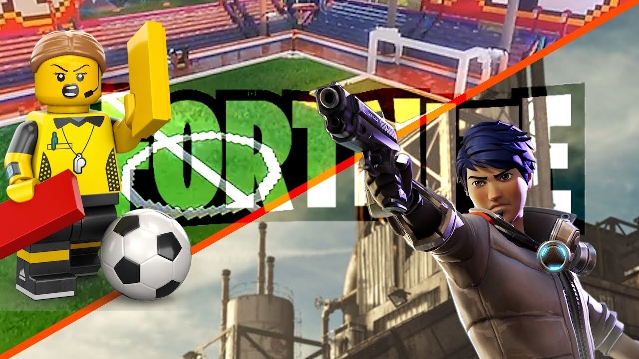 1v1 in "Rust" 🔫 & Lego Football! ⚽- Fortnite!