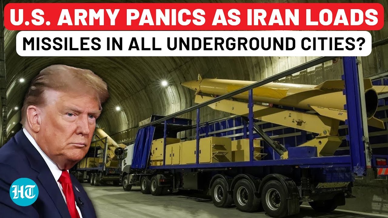 US Army Panics As Iran Loads All Missile Launchers In Secret Underground Cities After Trump Threat?
