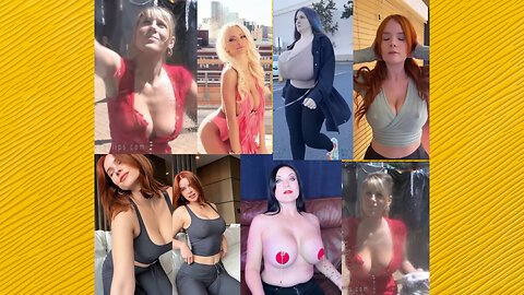 Huge Boobs / No Bra / Hard Nipples 60 - Big bank tiktok challenge ❤️‍ClipchampGirls 2025