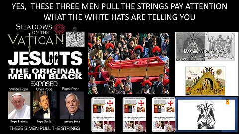 YES, the POPE is the ANTI CHRIST and behind the USA INC's FOR PROFIT CRIMEs AGAINST HUMANITY