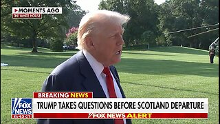 Trump Asked About Homeless Sleeping Outside Of White House