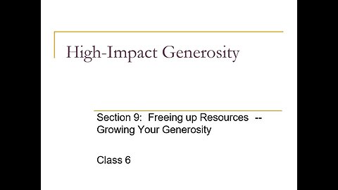 #GU Class 6 Sunday Night 10192025