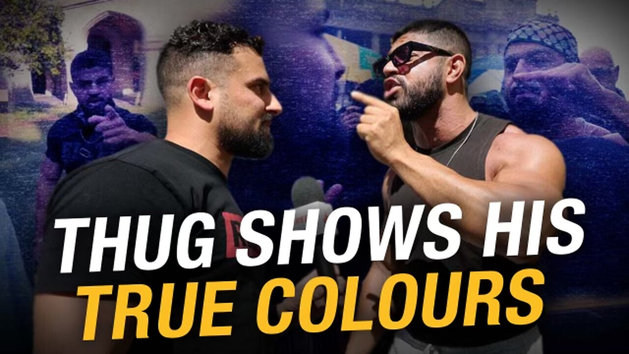 MASK SLIPS: Roid rager BACKPEDALS on Hamas defence