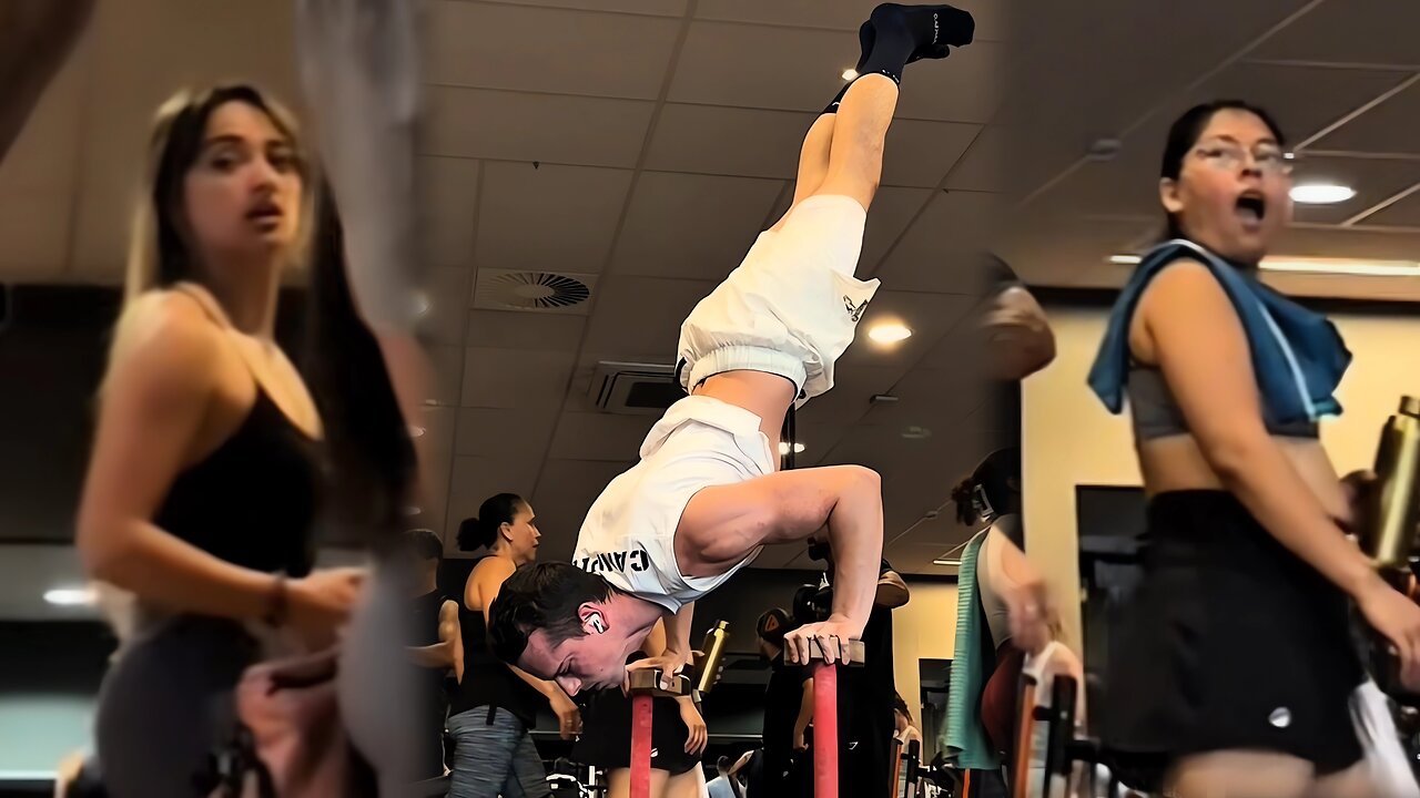 Scaring People in The Gym With Calisthenics #133