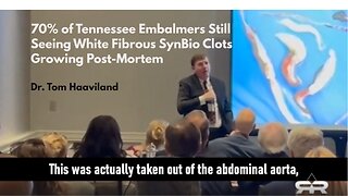 70% of Tennessee Embalmers Still Seeing White Fibrous SynBio Clots Post-Mortem!