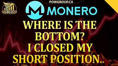 Monero Trade Review: Closed My XMR Short With Almost 40% Gain