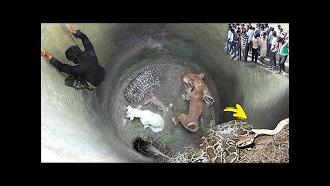 Unbelievable video caught on camera 😱 Such a dangerous act for the first time in your life..."