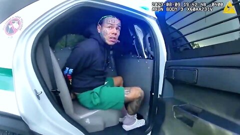 NEW Bodycam Footage Rapper Tekashi 6ix9ine ARRESTED for Traffic Warrant in Florida!