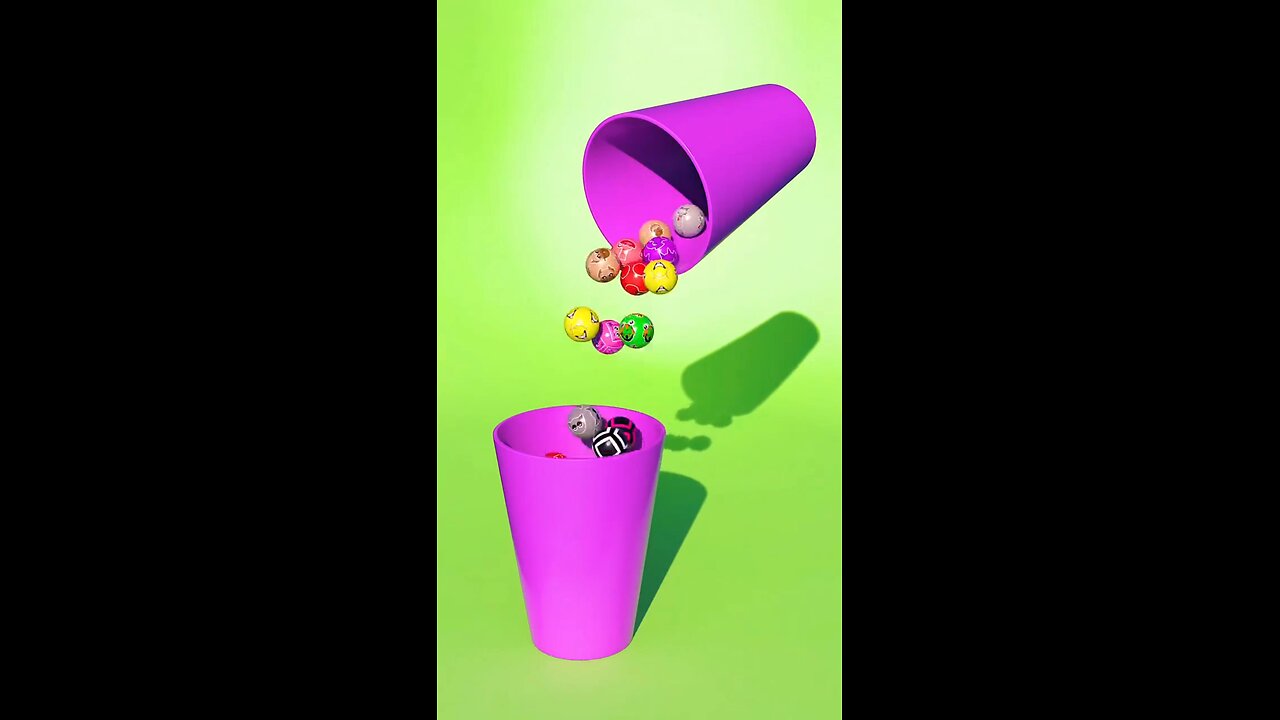3d glass balls