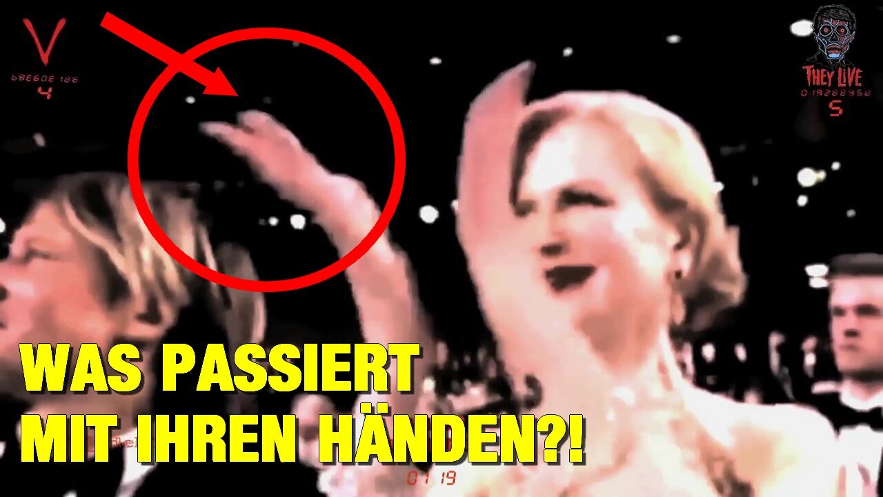 Ist Nicole Kidman eine gestaltwandelnde Reptilianerin die hier beim Shapeshiften erwischt wurde?