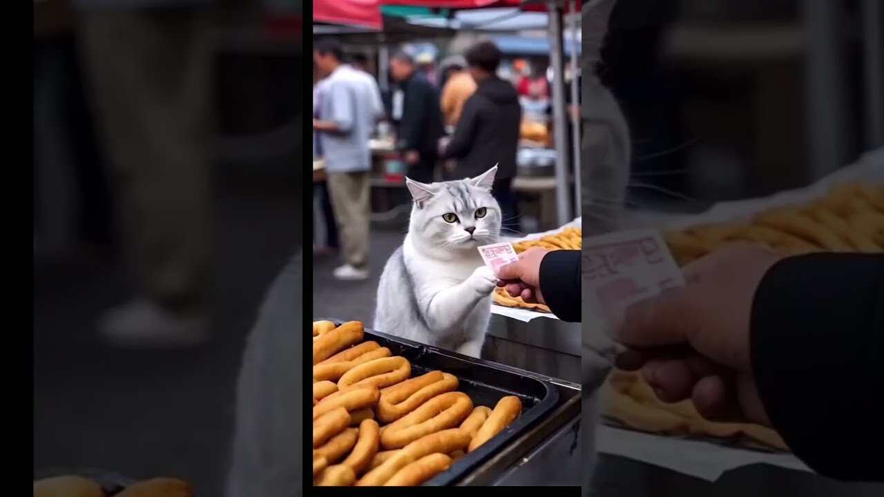 Cute cat working in the field 🔥