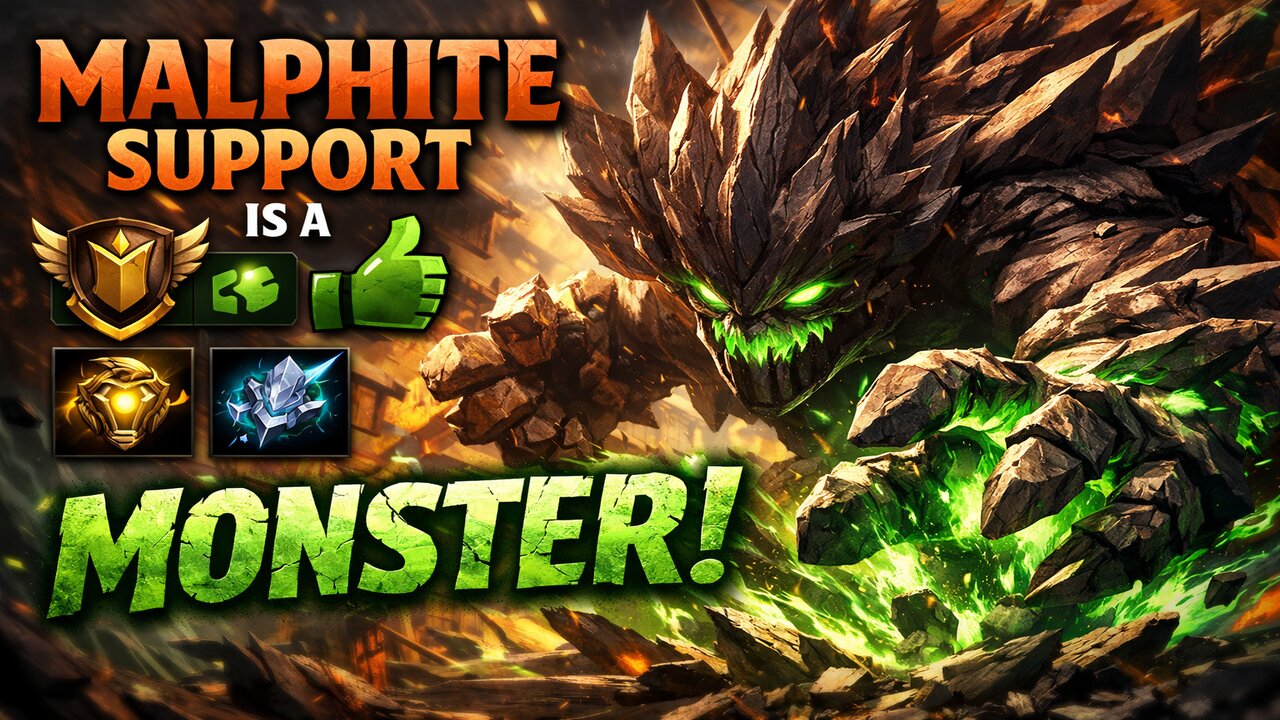 Malphite Support Is a MONSTER!