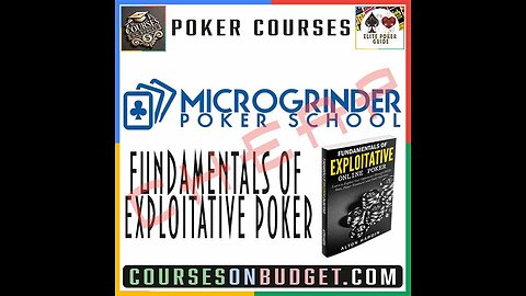 MICROGRINDER FUNDAMENTALS OF EXPLOITATIVE POKER